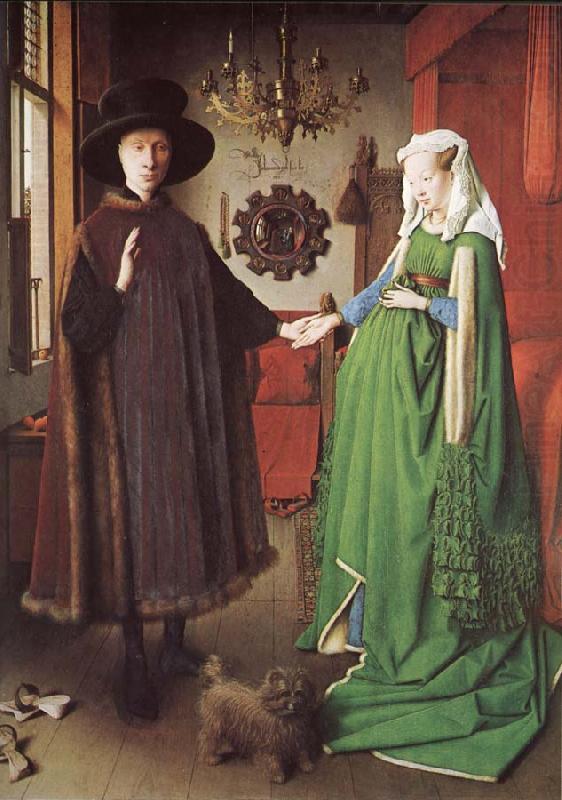EYCK, Jan van The marriage of arnolfini china oil painting image
